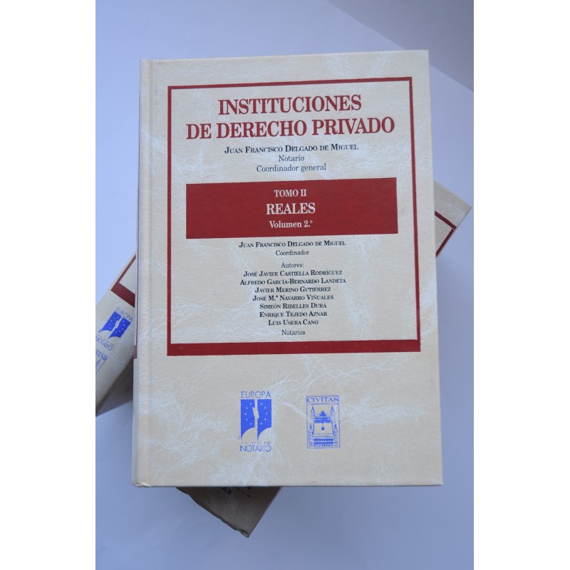 Instituciones de derecho privado. Reales