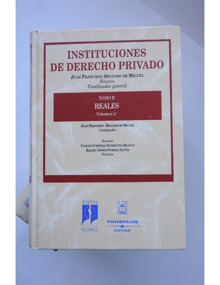 Instituciones de derecho privado. Reales