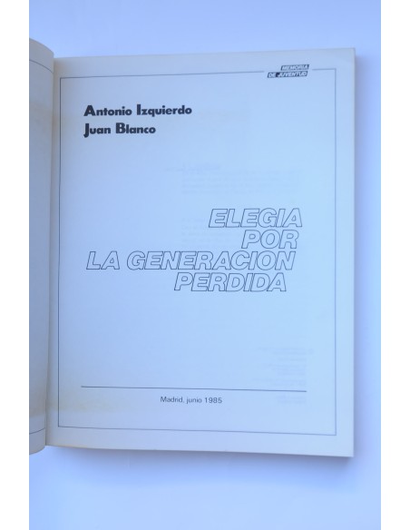 Elegía por la generación perdida