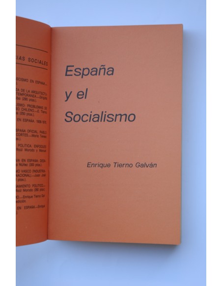 España y el Socialismo