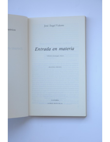 Entrada en materia