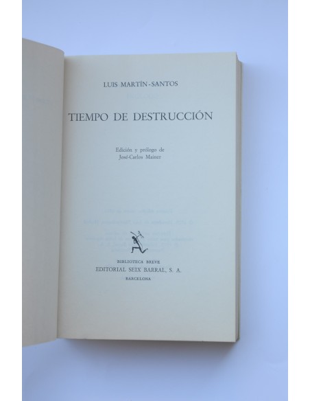 Tiempo de destrucción