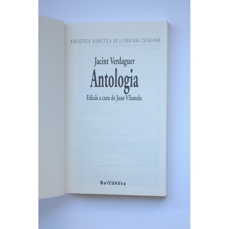 Jacint Verdaguer. Antología