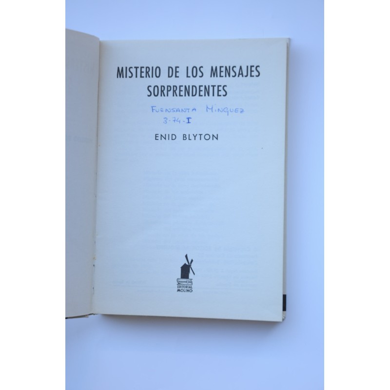 Misterio de los mensajes sorprendentes
