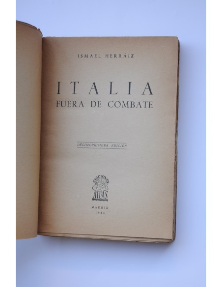 Italia fuera de combate