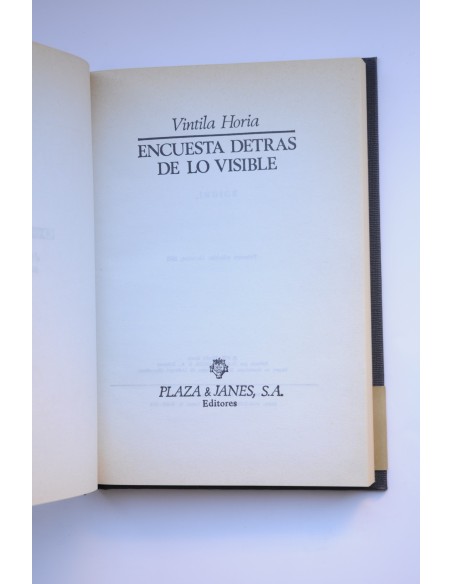 Encuesta detrás de lo visible