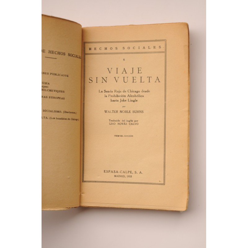 Viaje sin vuelta : La Senda Roja de Chicago...
