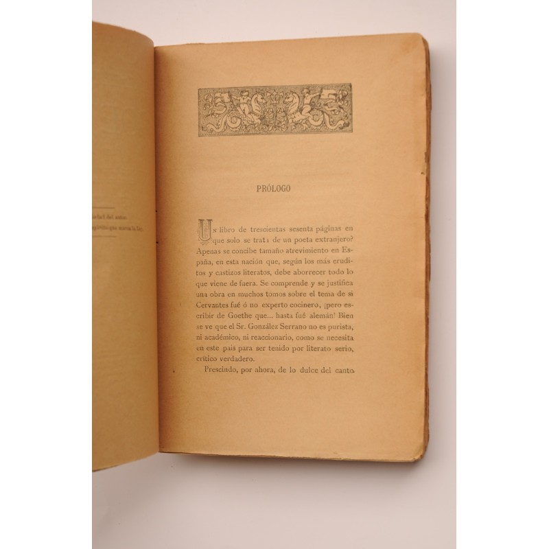 Goethe : ensayos críticos , estudio sobre el...