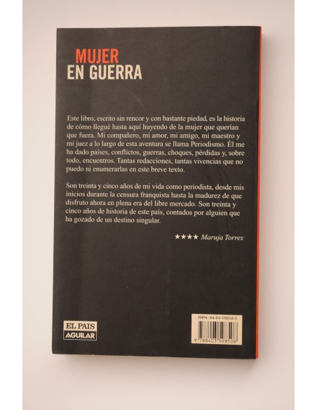 Mujer en guerra. Más máster da la vida