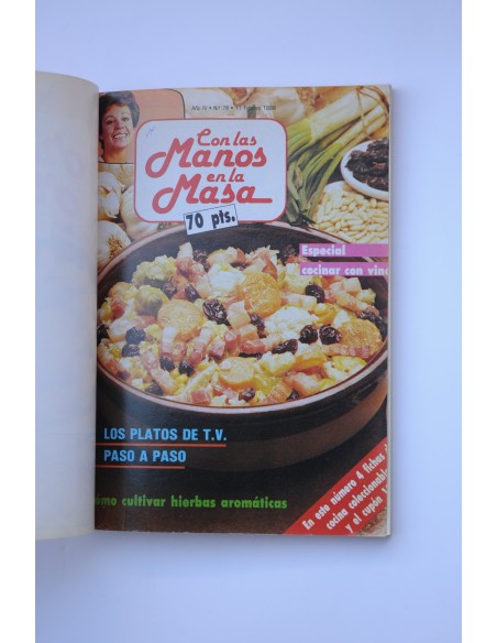 Con las manos en la masa. Extra. Nº 78, 79, 80, 81, 82 (1988)