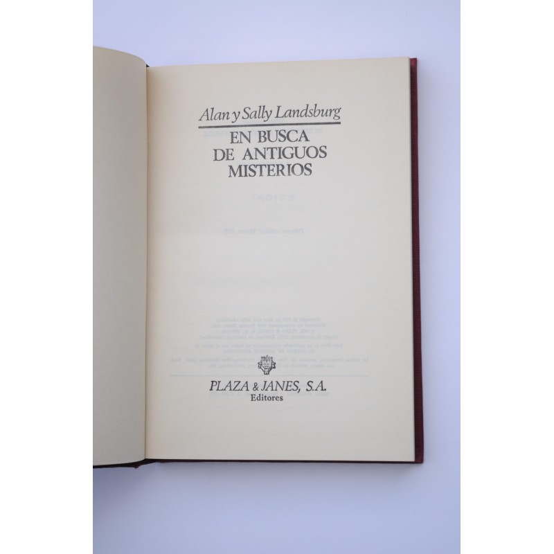 En busca de antiguos misterios