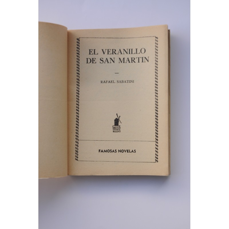 El veranillo de San Martín
