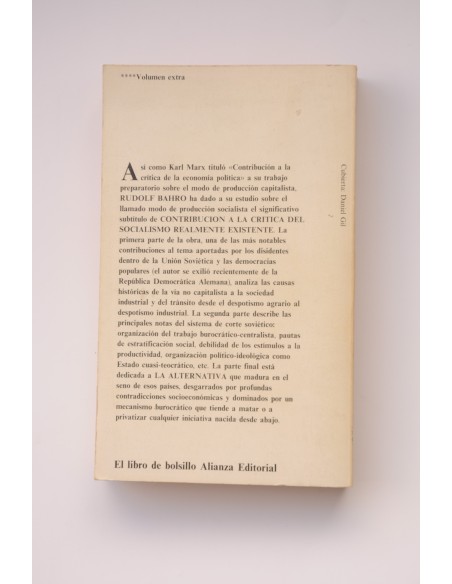 La alternativa. Contribución a la crítica del socialismo realmente existente