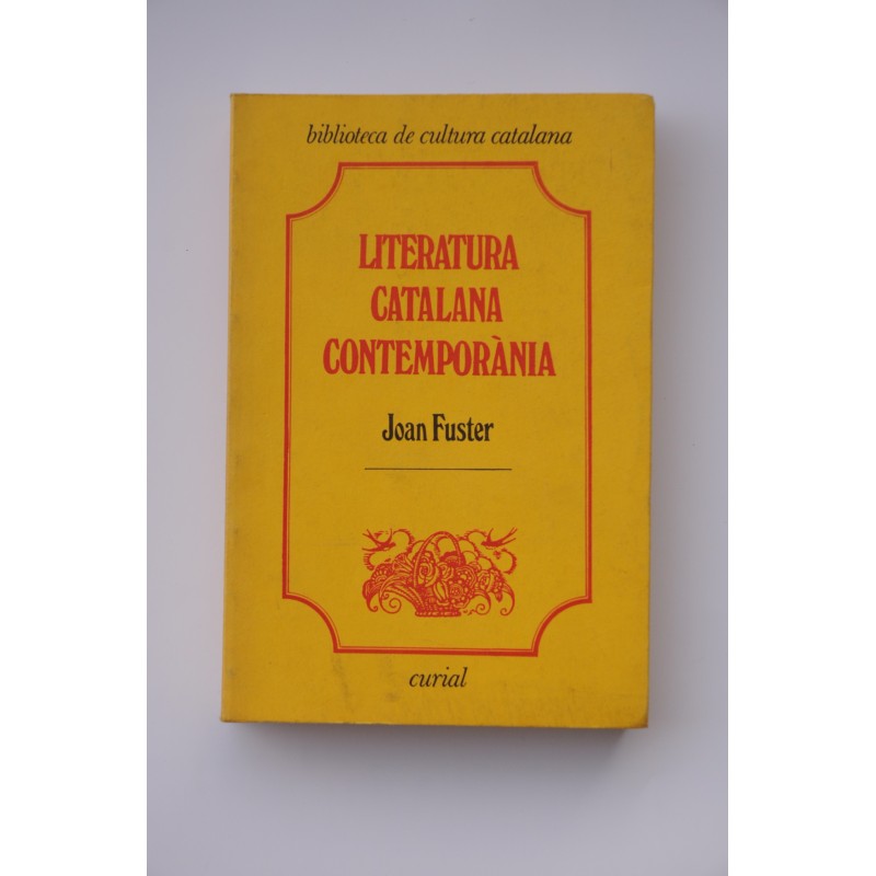 Literatura catalana contemporània