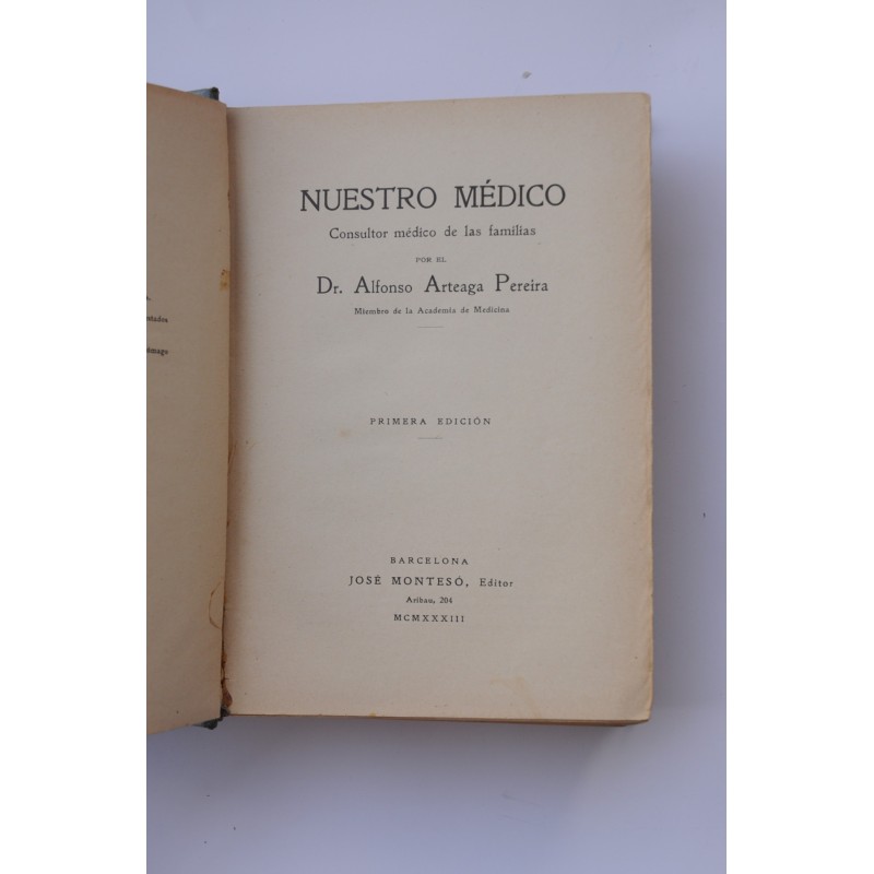 Nuestro médico : consultor médico de las familias