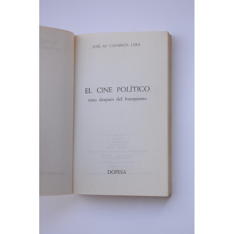 El cine político visto después del franquismo