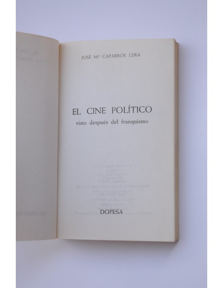 El cine político visto después del franquismo