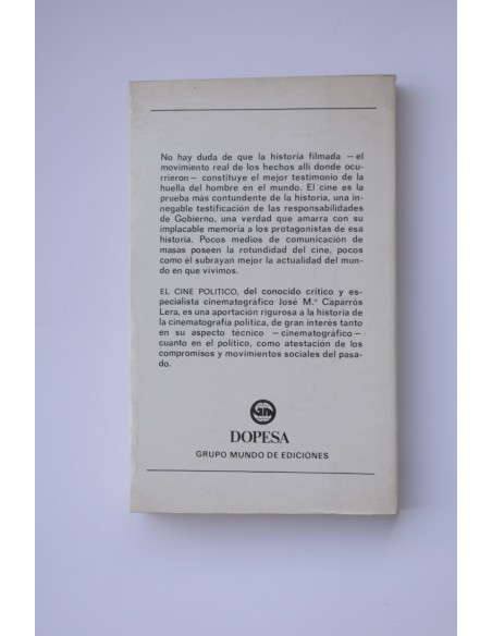 El cine político visto después del franquismo
