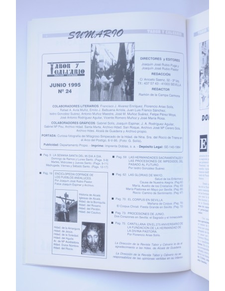 Tabor y Calvario. Junio 1995, nº 24