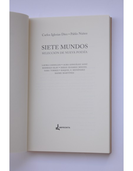 Siete mundos. Selección de nueva poesía