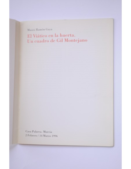 El Viático en la huerta. Un cuadro de Gil Montejano