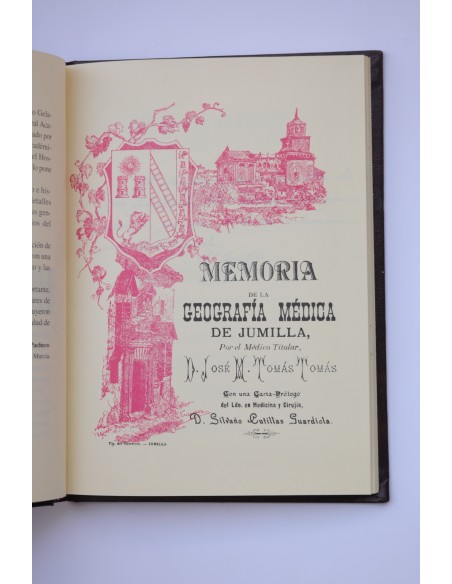 Memoria de la geografía médica de Jumilla