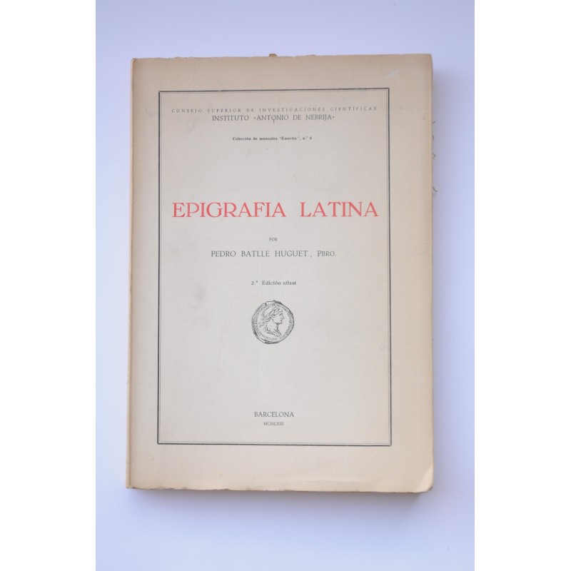 Epigrafía latina