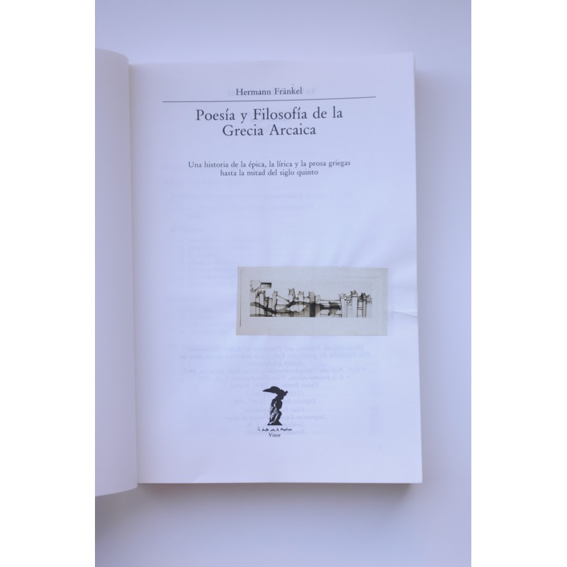 Poesía y filosofía de la Grecia Arcáica