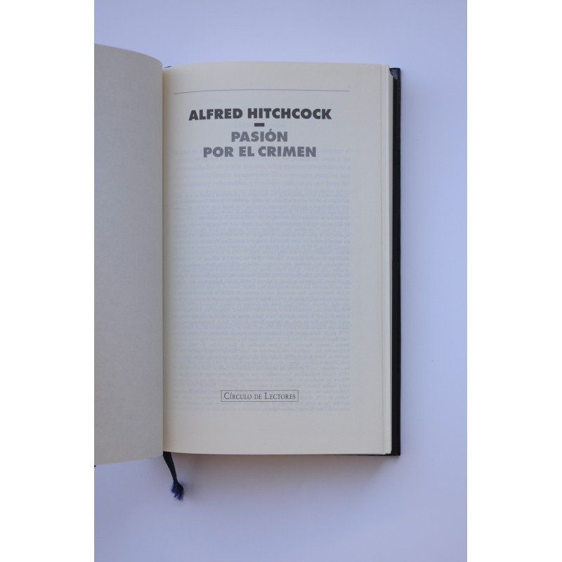 Alfred Hichcock. Pasión por el crimen