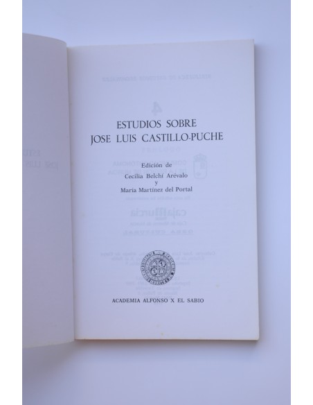 Estudios sobre José Luis Castillo-Puche