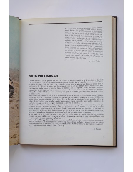 Crónica militar y política de la Segunda Guerra Mundial. Tomo I