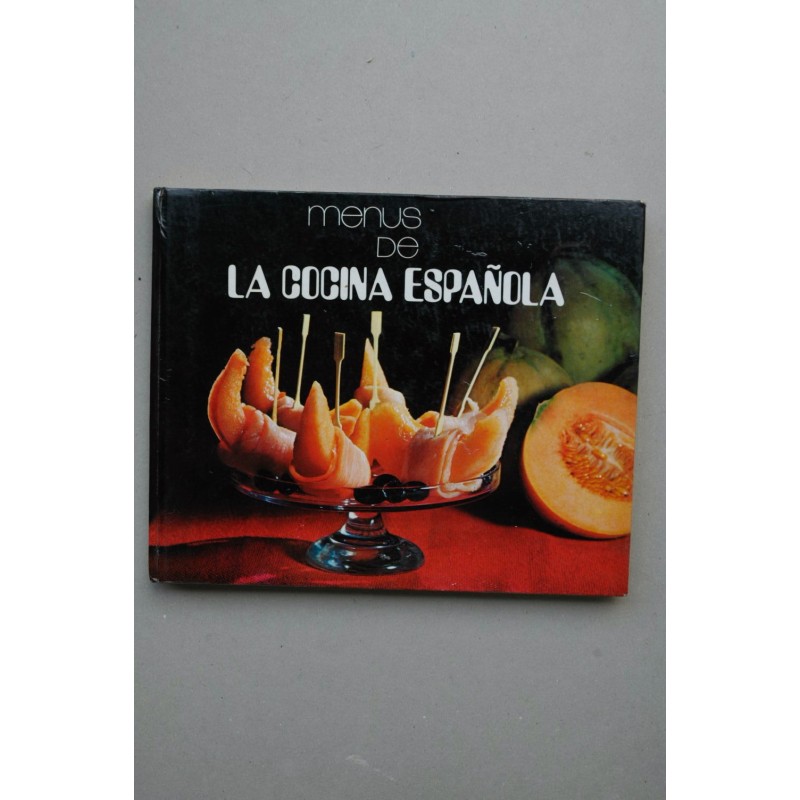 MENÚS de la cocina española
