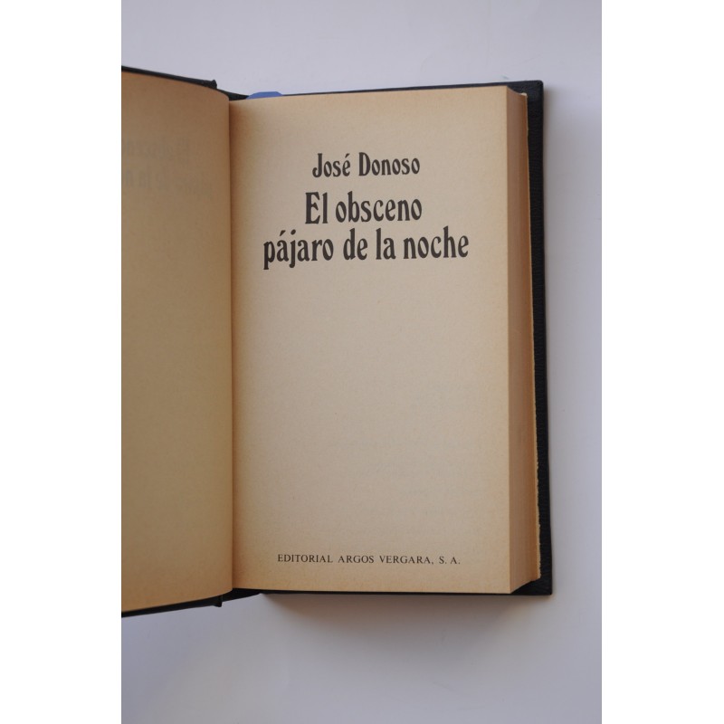 El obsceno pájaro de la noche