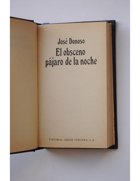 El obsceno pájaro de la noche