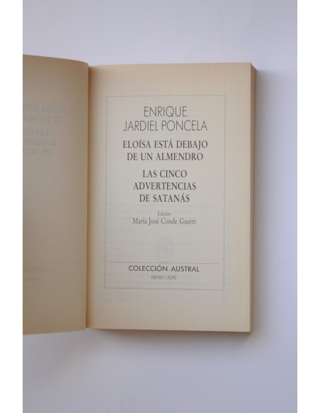 Eloisa esta debajo de un almendro , Las cinco advertencias de Satanás