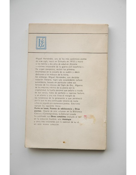 Poemas de adolescencia, Perito en lunas, Otros poemas