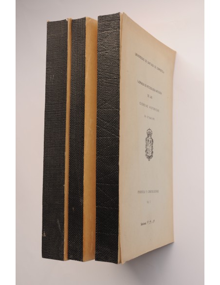 I Jornadas de Metodología aplicada de las ciencias históricas (24 - 27 abril 1973)