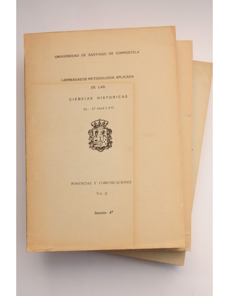 I Jornadas de Metodología aplicada de las ciencias históricas (24 - 27 abril 1973)
