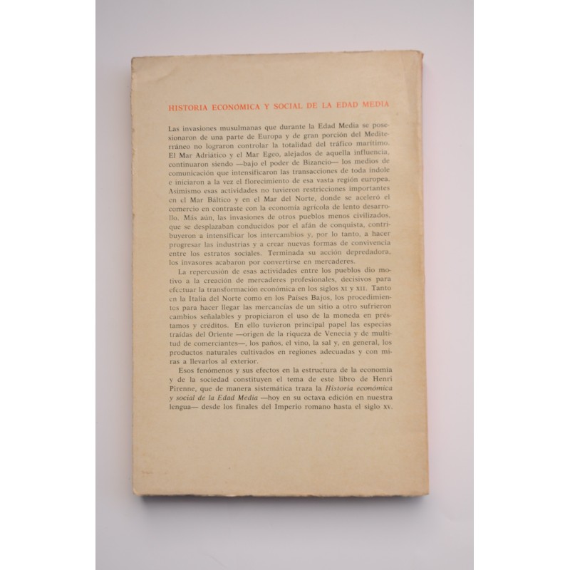Historia económica y social de la Edad Media