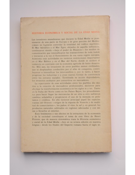 Historia económica y social de la Edad Media