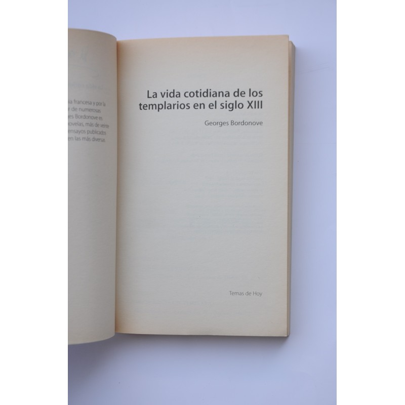 La vida cotidiana de los templarios en el siglo...