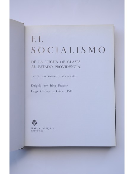 El Socialismo. De la lucha de clases al estado de providencia