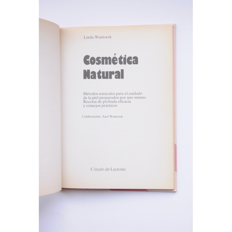 Cosmética natural