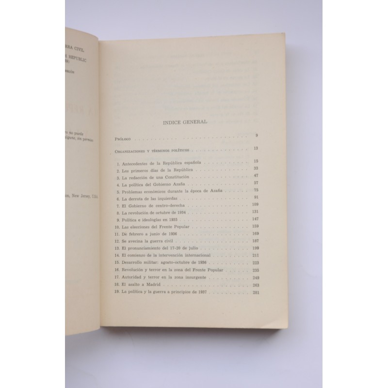 La República española y la Guerra Civil, 1931-1939