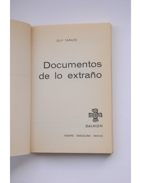 Documentos de lo extraño