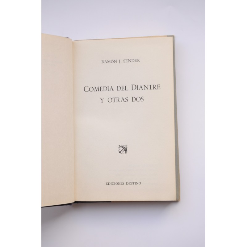 Comedia del diantre y otras dos
