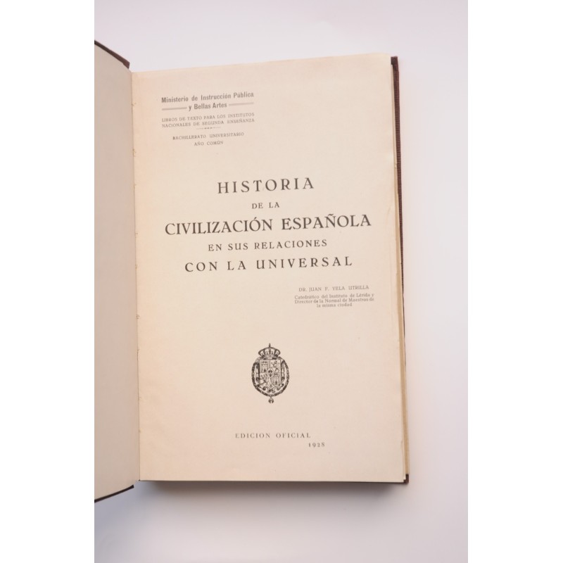 Historia de la civilización española en sus...