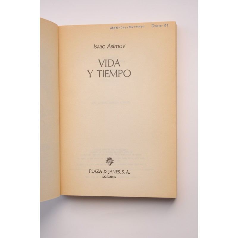 Vida y tiempo
