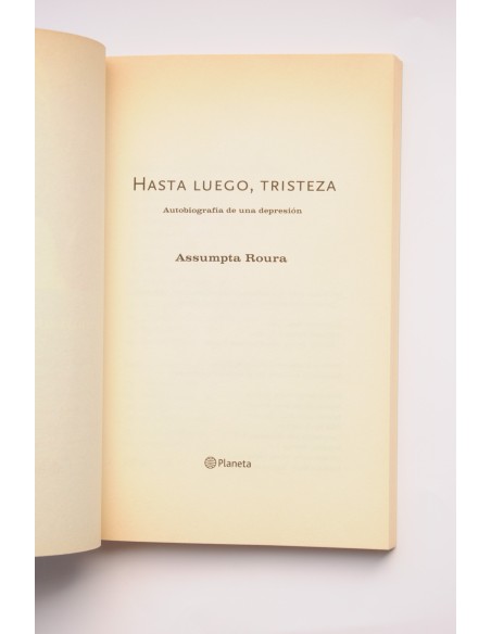 Hasta luego, tristeza. Autobiografía de una depresión
