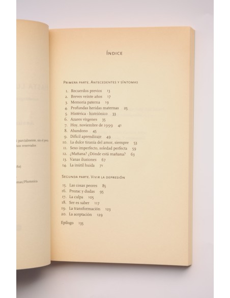 Hasta luego, tristeza. Autobiografía de una depresión